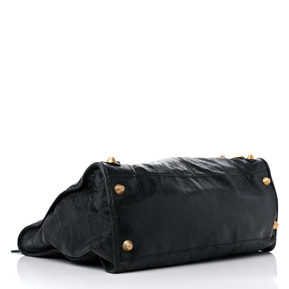 Balenciaga Agneau Giant 21 Gold Hardware Weekender Black 3 of 16