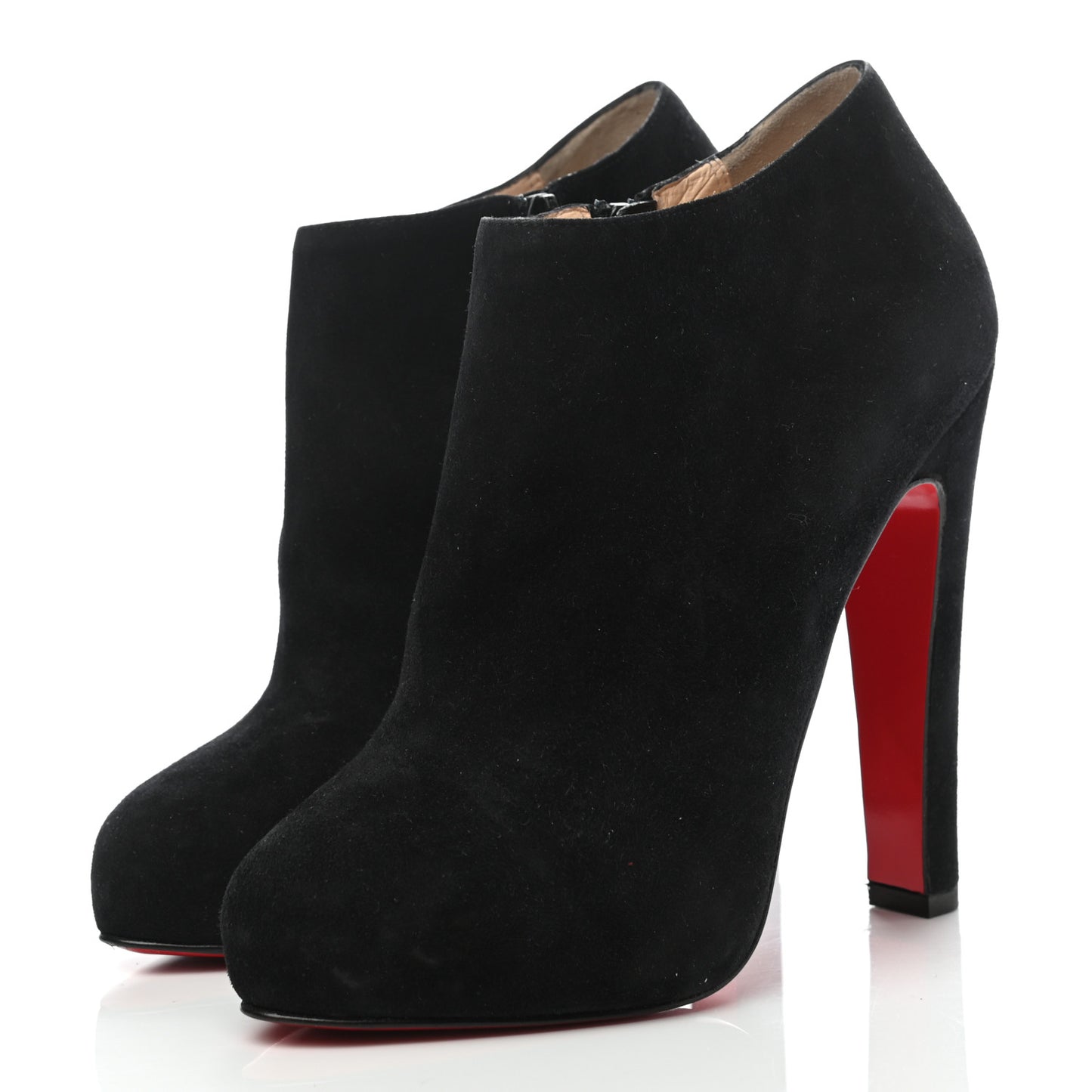 Suede Vicky 140 Ankle Booties 37 Black