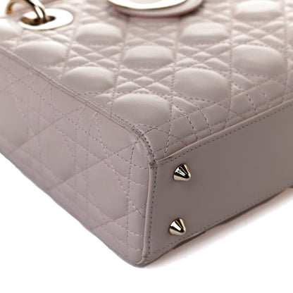 Christian Dior Lambskin Cannage Small Lucky Badges My Lady Dior Pink 12 of 18