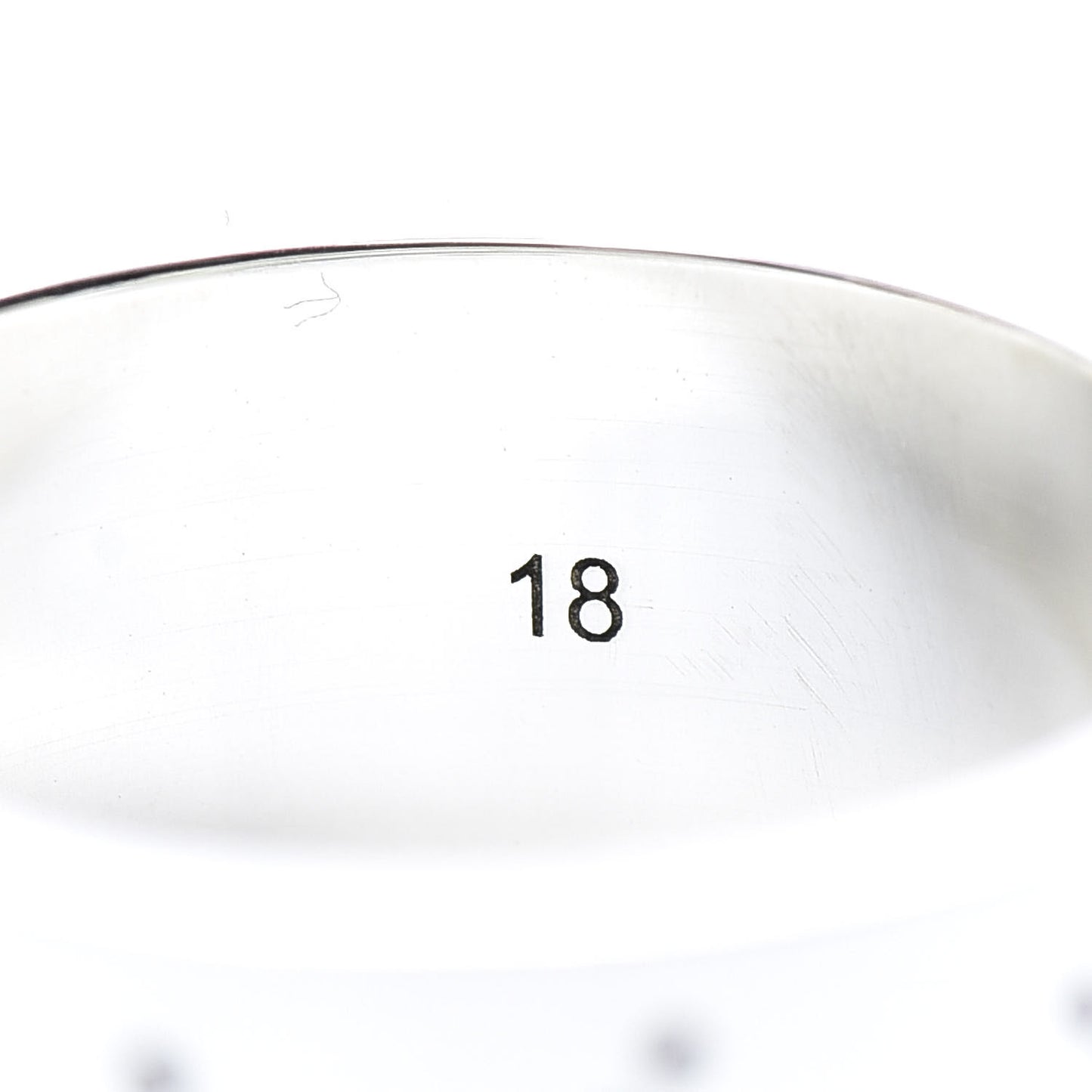 Sterling Silver GucciGhost Hamlet Skull Band Ring 58 8.25