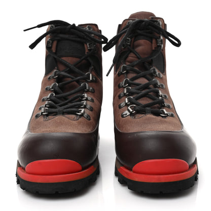 Louis Vuitton Nubuck Matte Calfskin Mens Alpinist Ankle Boots 9.5 Brown 2 of 7