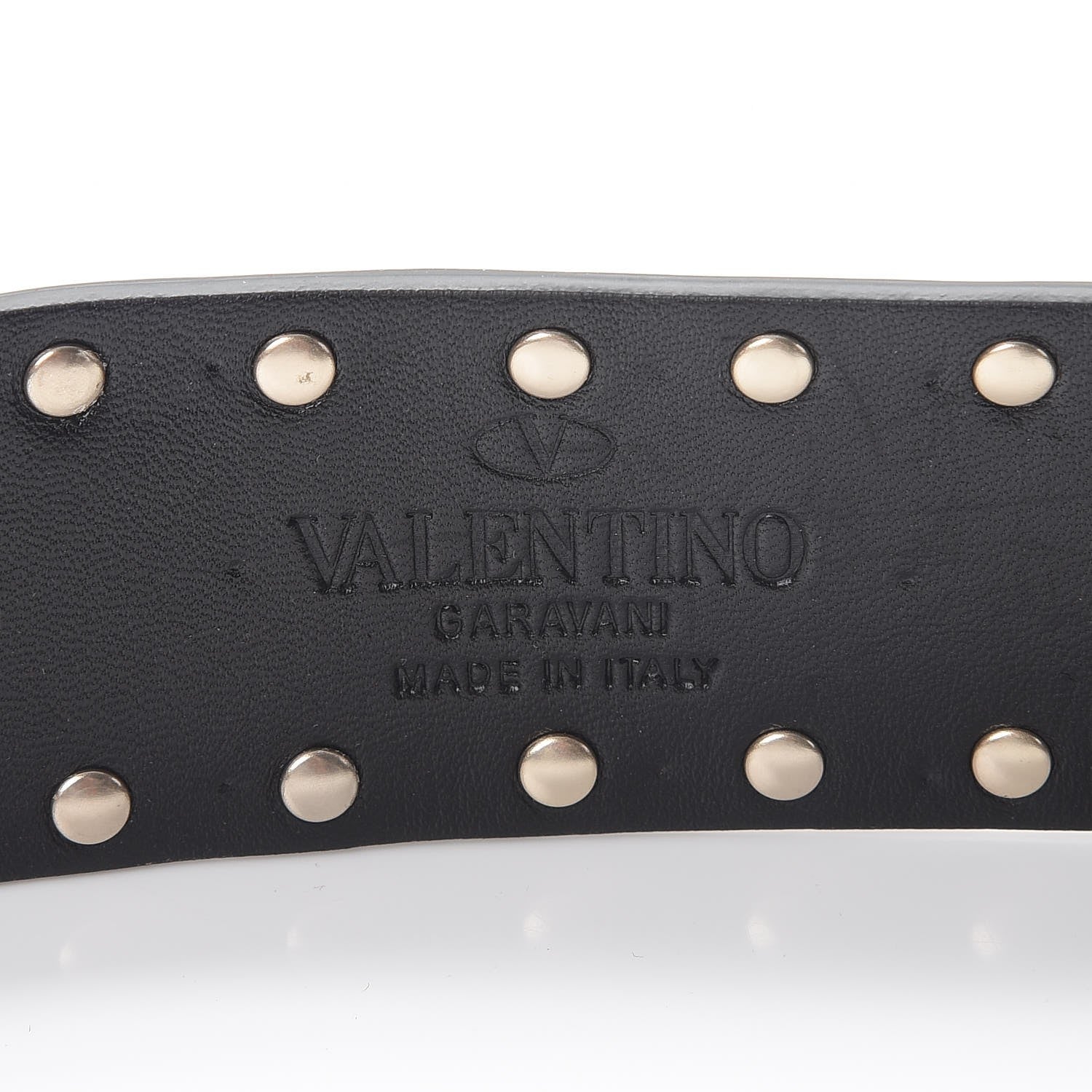 Valentino Garavani Lambskin Rockstud Spike Shoulder Strap Black 4 of 7