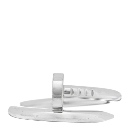 Cartier 18K White Gold Juste Un Clou Ring 58 8.25 1 of 5