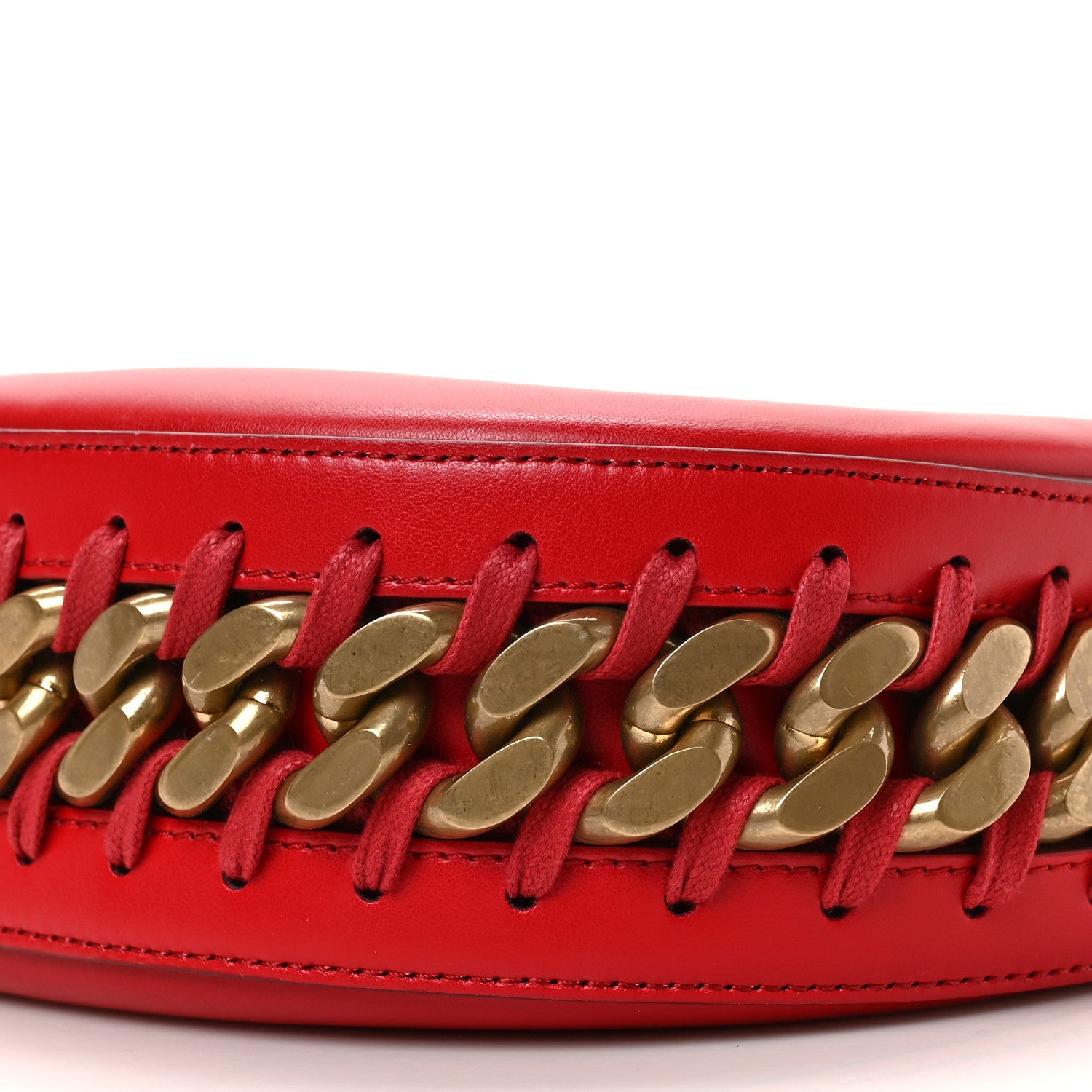 Stella McCartney Eco Alter Nappa Medium Frayme Shoulder Bag Red 8 of 8
