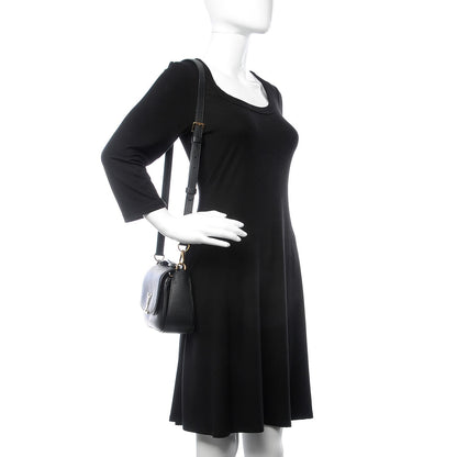 Louis Vuitton Grained Calfskin Vivienne NM Black 2 of 8