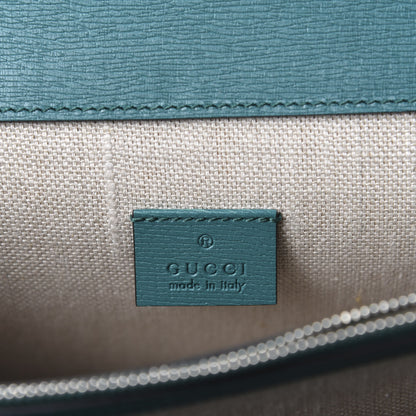 Gucci Calfskin Blooms Print Medium Dionysus Shoulder Bag Bright Emerald Multicolor 8 of 10