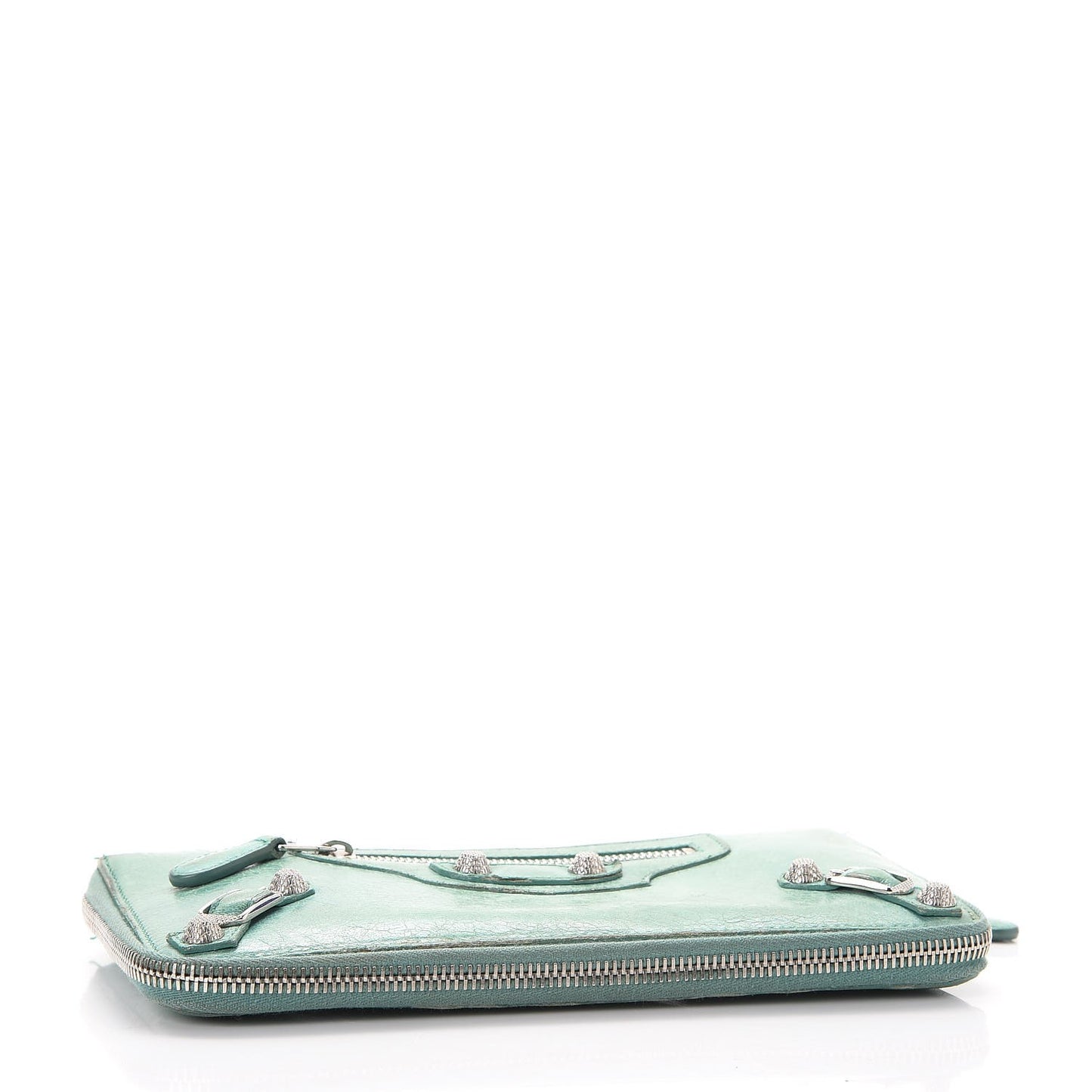 Agneau Giant 12 Silver Hardware Compagnon Wallet Papeete