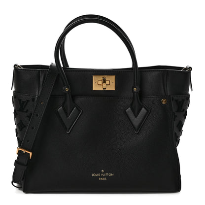 Louis Vuitton Calfskin Monogram Tufting On My Side Black 1 of 10