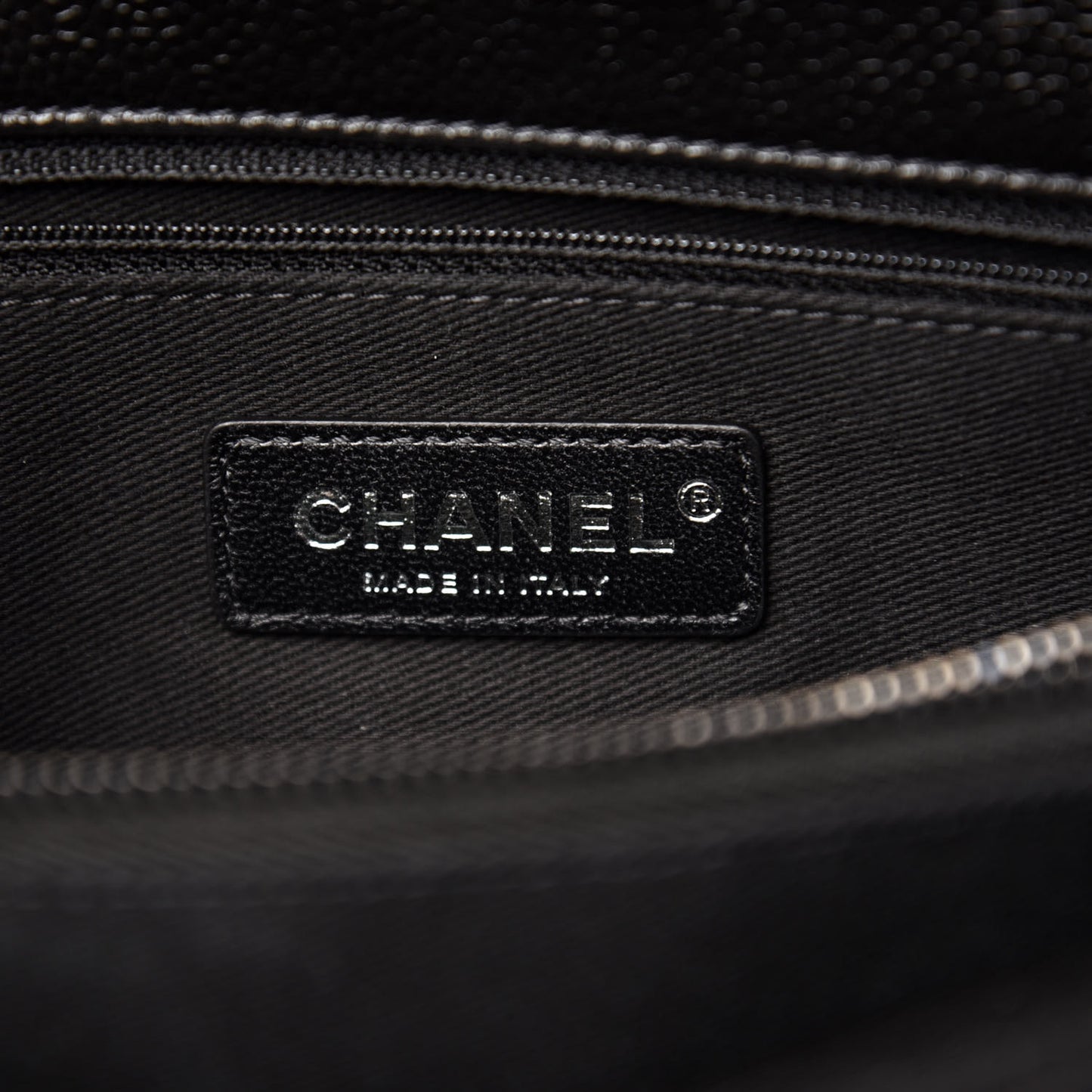 Caviar Quilted Medium Coco Handle Flap So Black