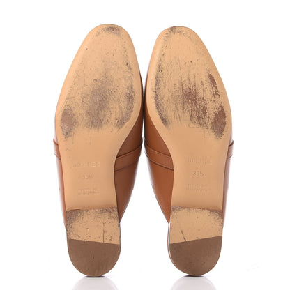 Hermes Calfskin Oz Mules 38.5 Palissandre 4 of 8