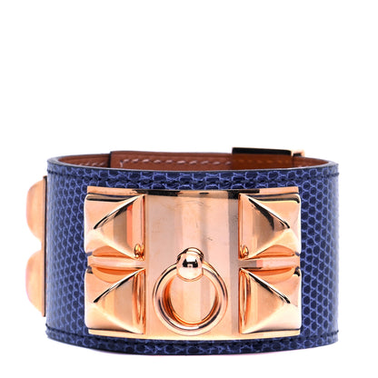 Hermes Lizard Collier De Chien CDC Bracelet S Mykonos 1 of 6
