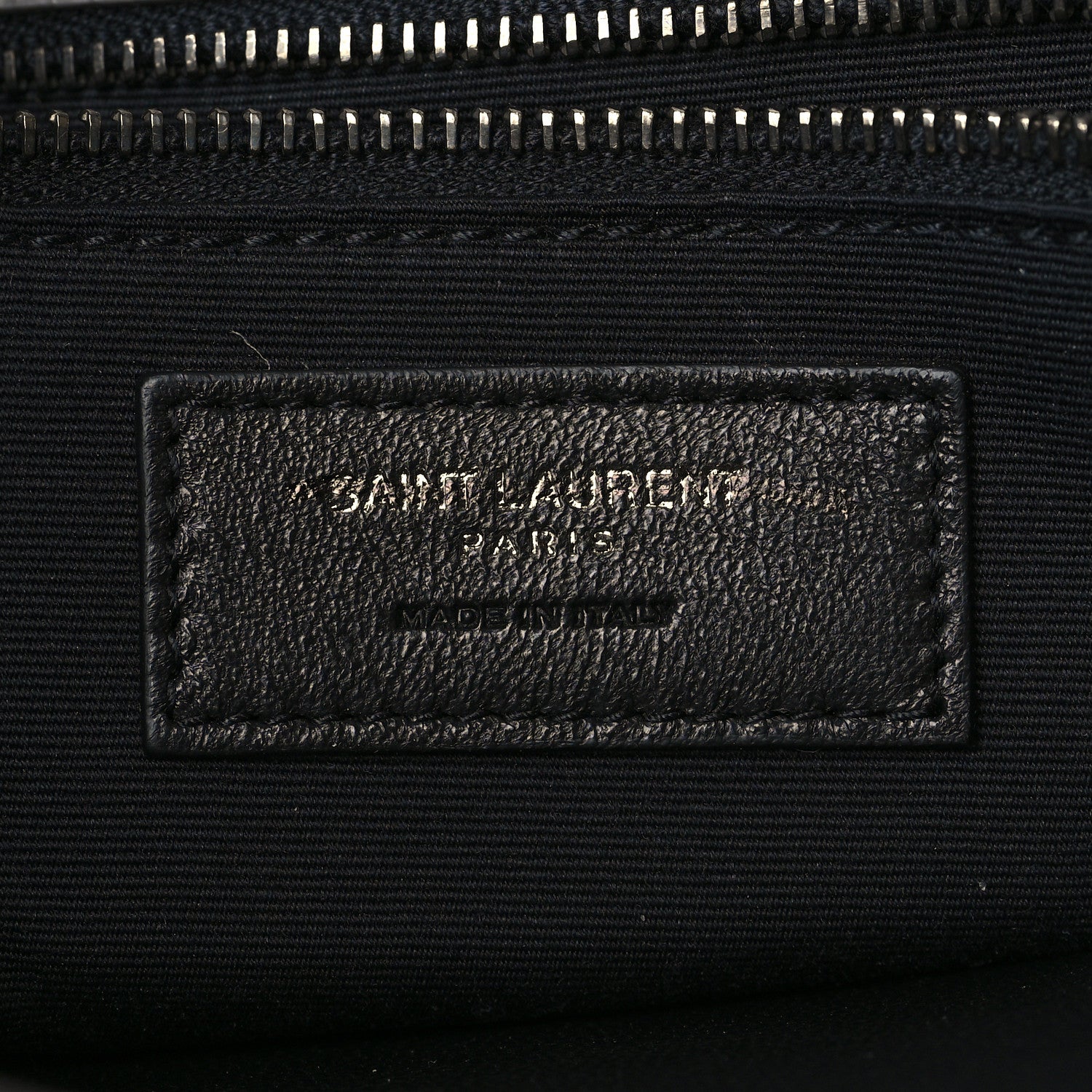 Saint Laurent Crinkled Calfskin Matelasse Monogram Medium Niki Chain Satchel Fog 5 of 5