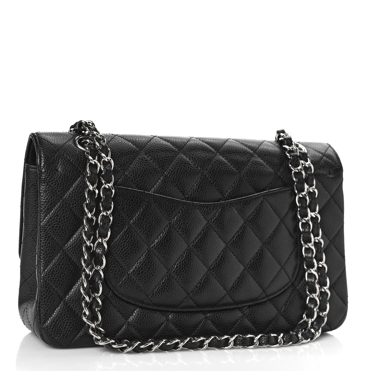 Chanel Caviar Quilted Medium Double Flap Black 3 of 11