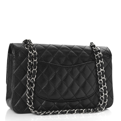 Chanel Caviar Quilted Medium Double Flap Black 3 of 11