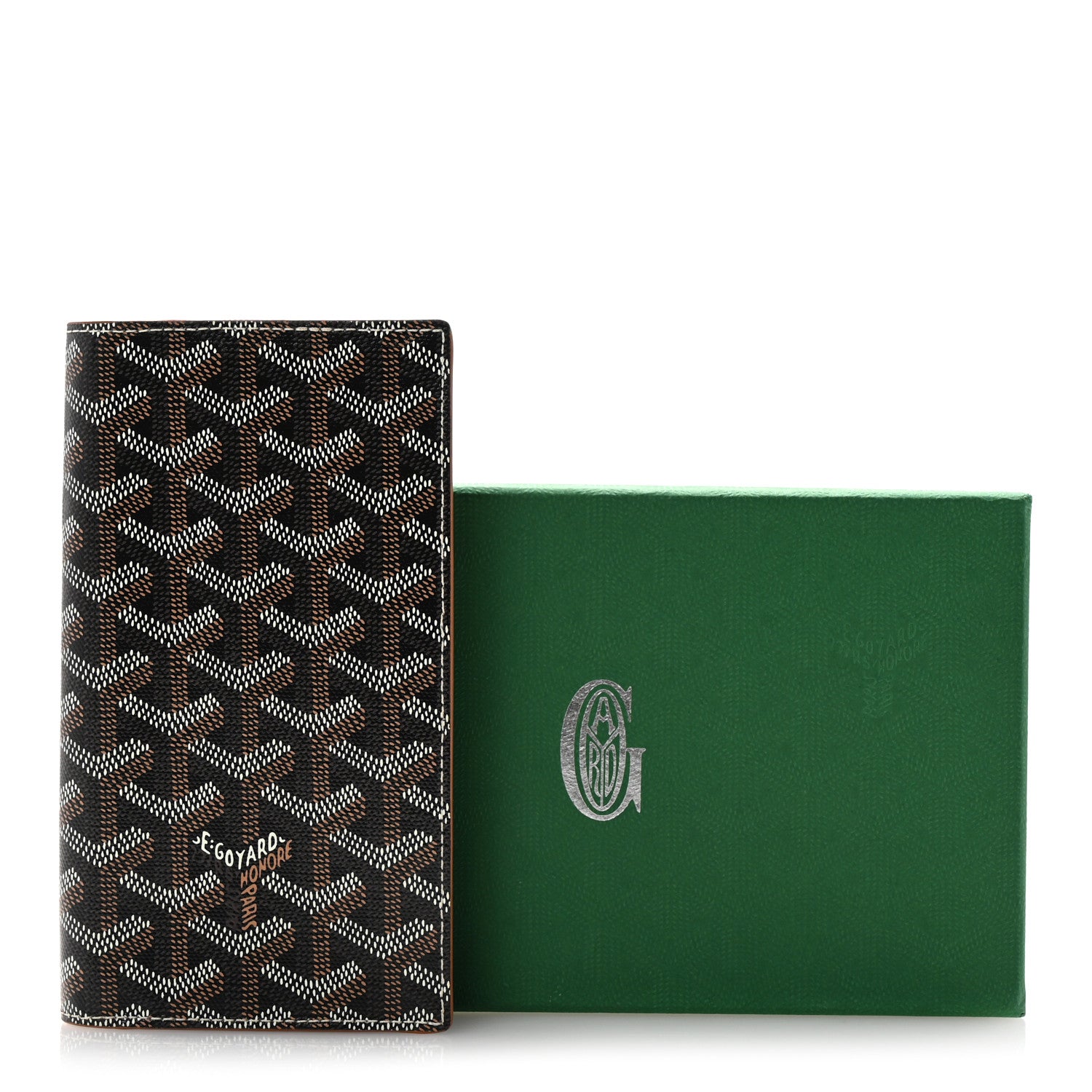 Goyard Goyardine Saint-Lambert Wallet Black Gold 10 of 10