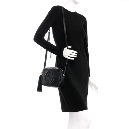 Gucci Pebbled Calfskin Small Soho Disco Bag Black 2 of 13