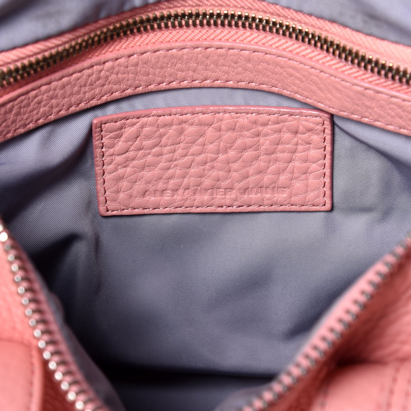 Pebbled Lambskin Rocco Nectar Pale Gold Hardware