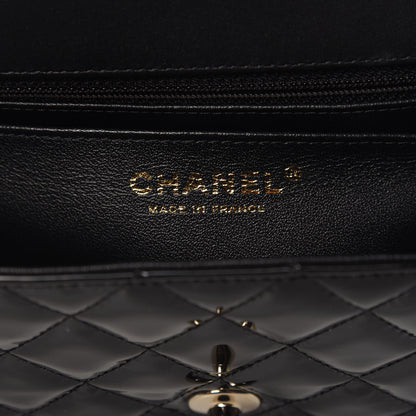 Chanel Patent Calfskin Quilted Mini Rectangular Flap Black 6 of 11