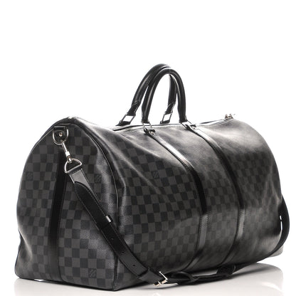 Louis Vuitton Damier Graphite Keepall Bandouliere 55 3 of 10