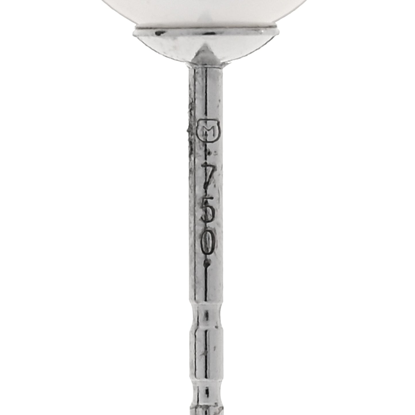 18K White Gold Akoya Pearl 7-7.5mm Earrings