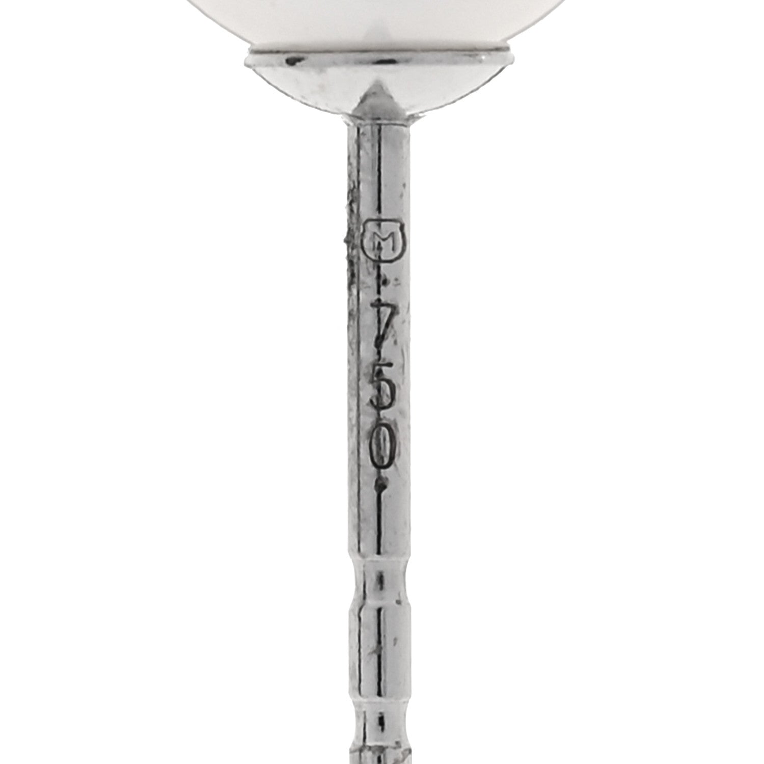 Mikimoto 18K White Gold Akoya Pearl 7-7.5mm Earrings 4 of 5