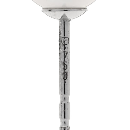 Mikimoto 18K White Gold Akoya Pearl 7-7.5mm Earrings 4 of 5