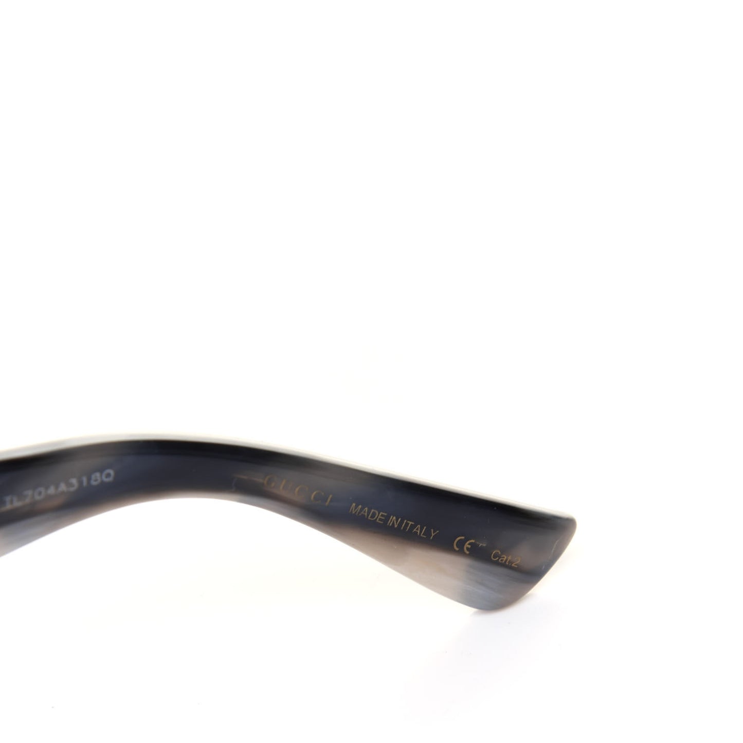 Crystal Square Frame Sunglasses GG0048S Grey