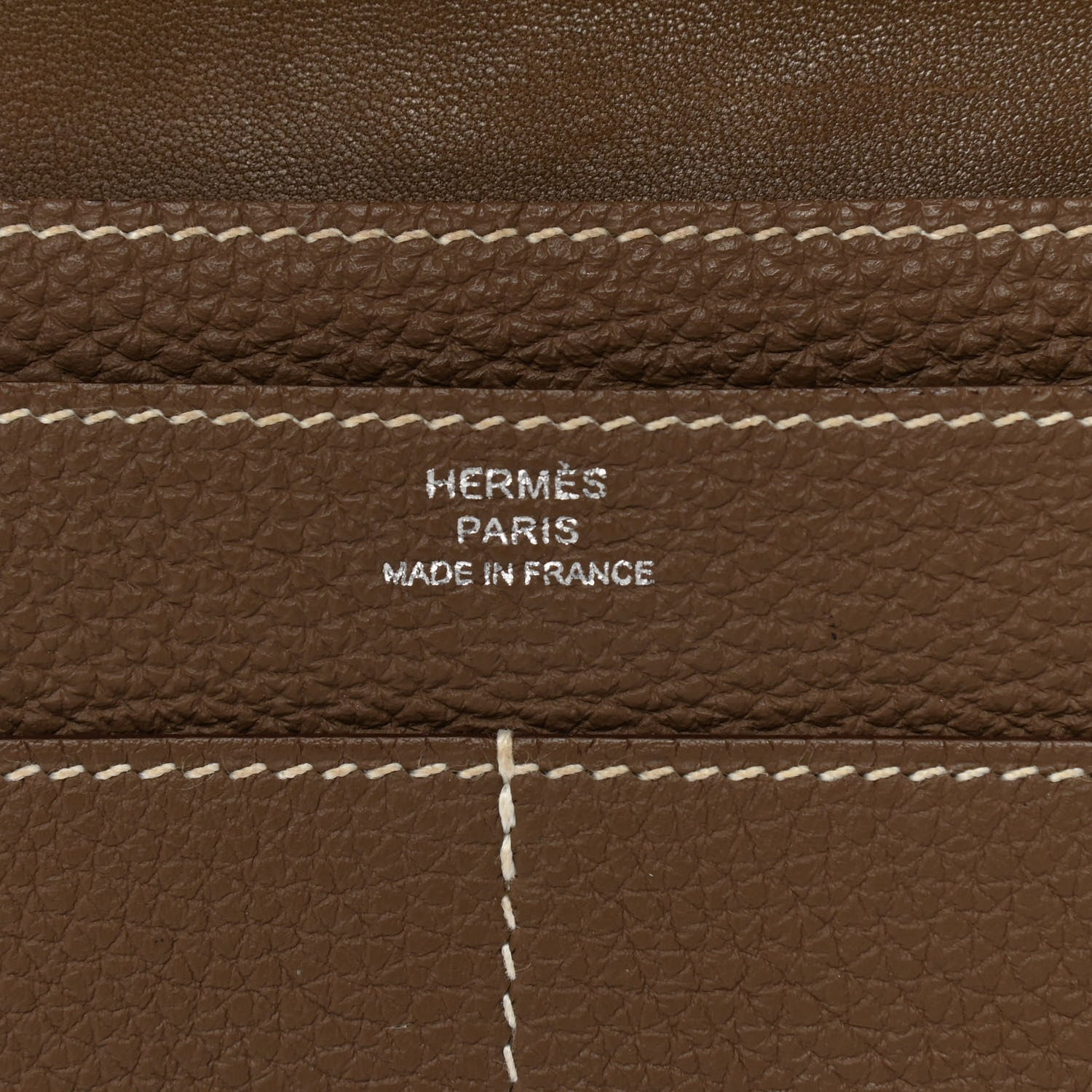 Hermes Togo Dogon Duo Wallet Etoupe 6 of 12