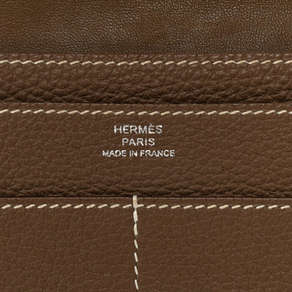 Hermes Togo Dogon Duo Wallet Etoupe 6 of 12