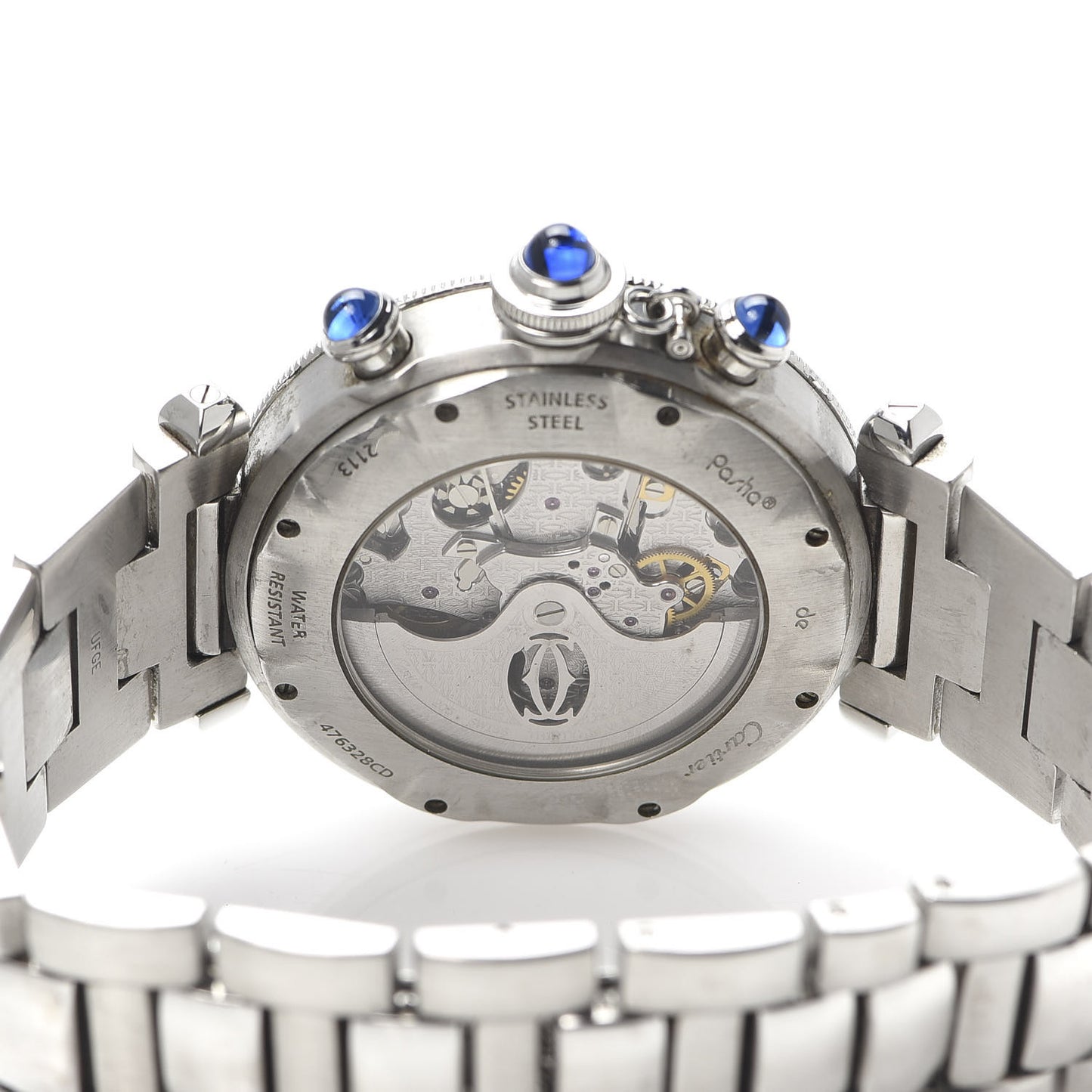 Stainless Steel 38mm Pasha C Chronograph Automatic Watch