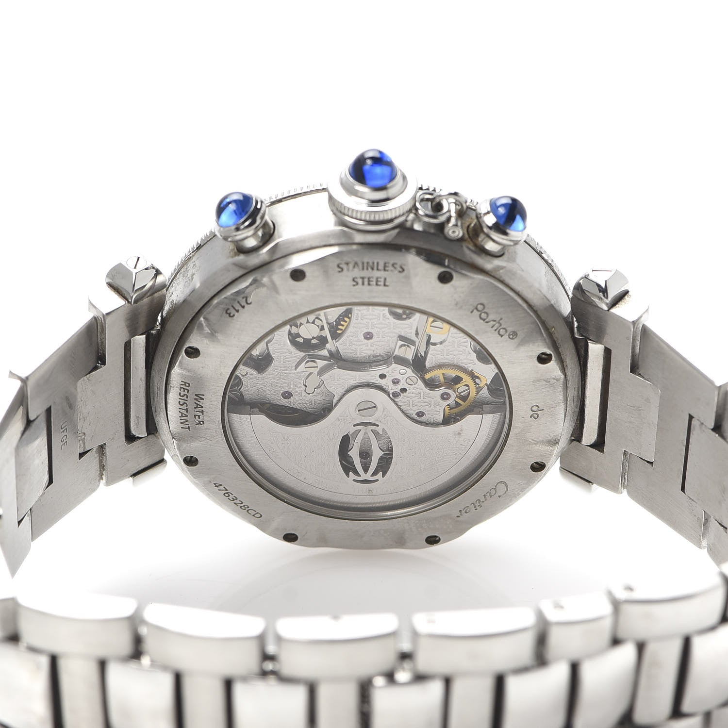 Cartier Stainless Steel 38mm Pasha C Chronograph Automatic Watch 5 of 6