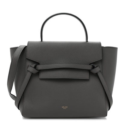 Celine Grained Calfskin Micro Belt Bag Grey 1 of 12