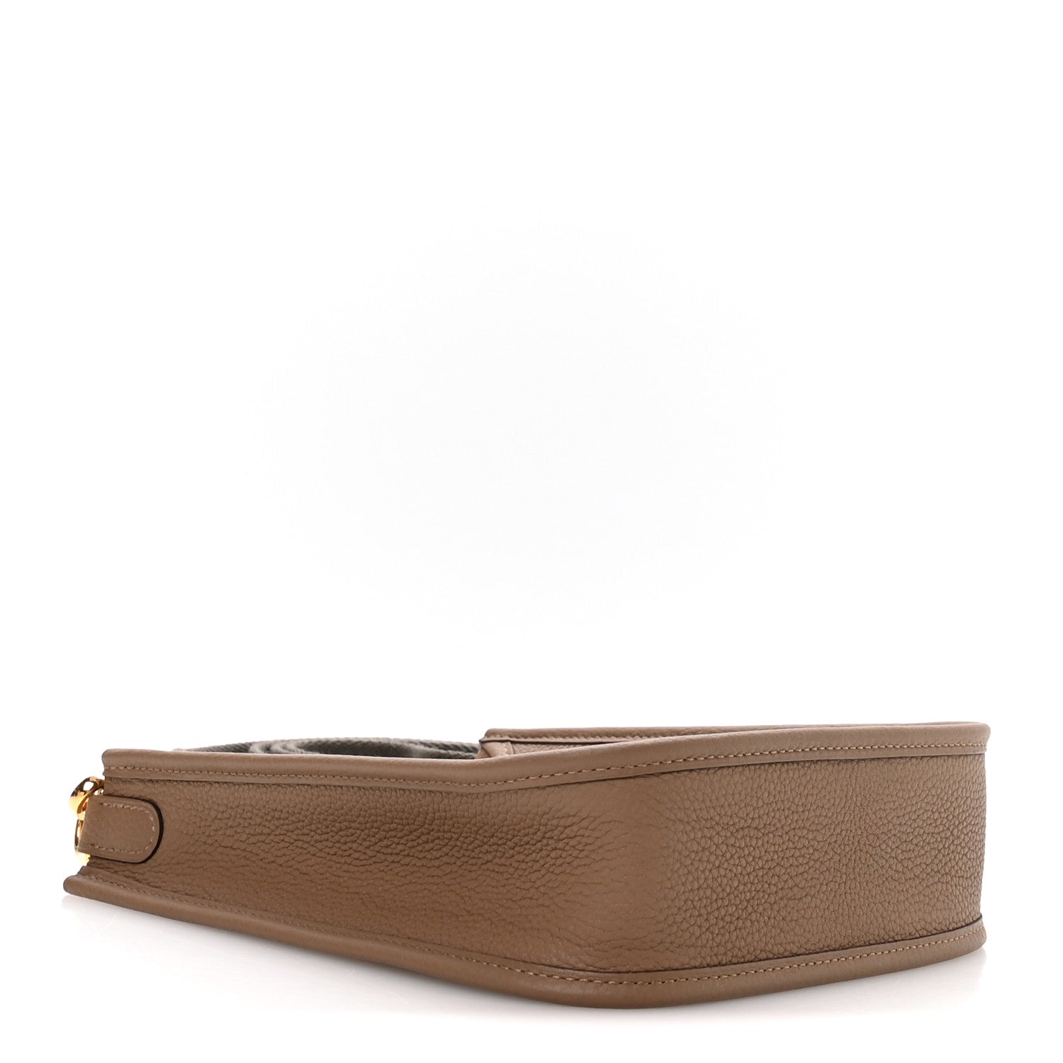 Hermes Taurillon Clemence Amazone Evelyne TPM Beige De Weimar Gris Etain 3 of 10