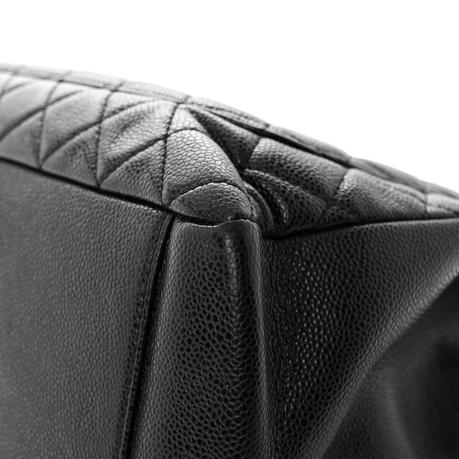 Chanel Caviar Quilted Grand Shopping Tote GST Black 12 of 15