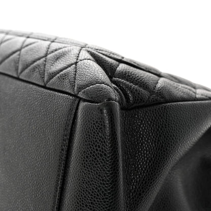 Chanel Caviar Quilted Grand Shopping Tote GST Black 12 of 15