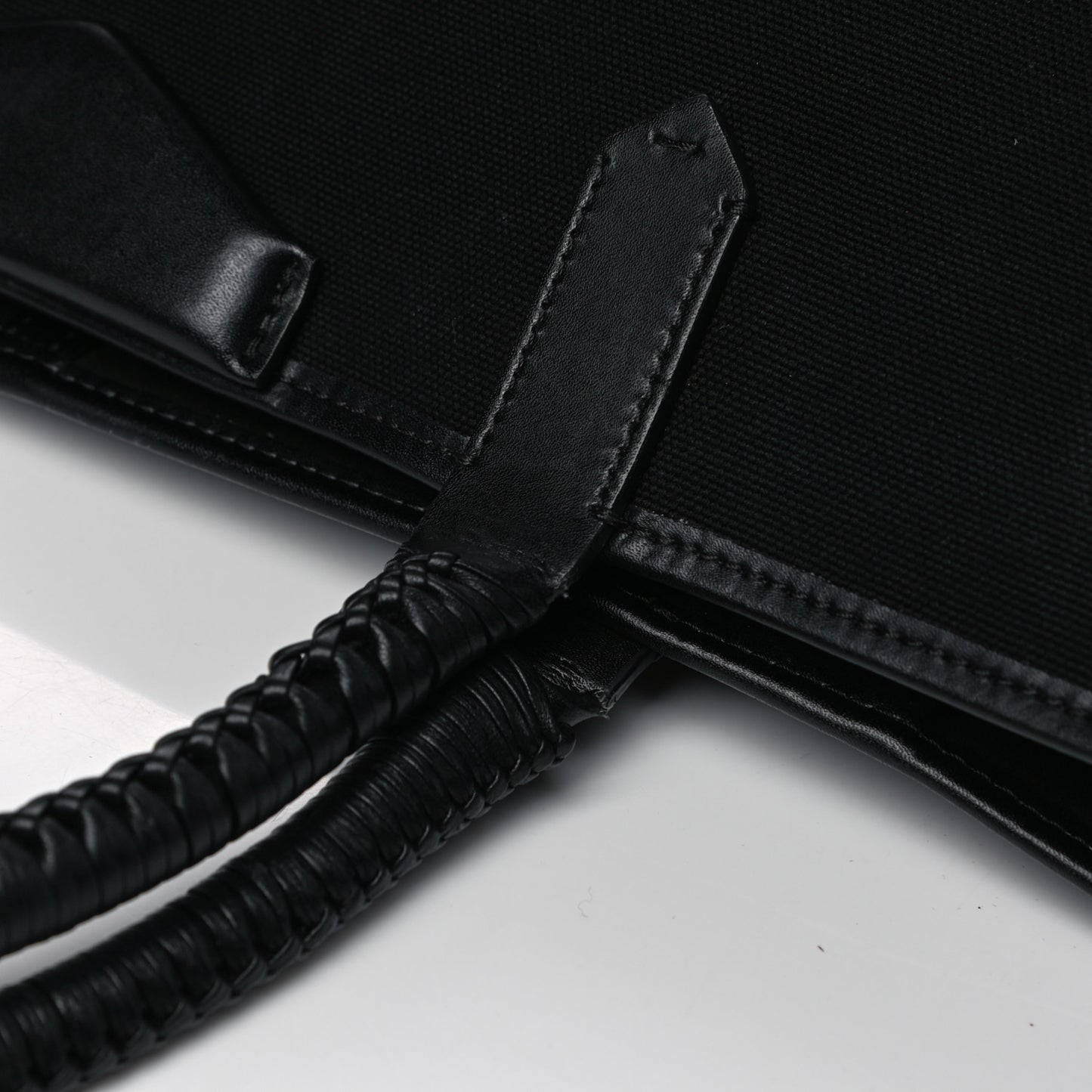 Canvas Medium Antigona Logo Tote Black