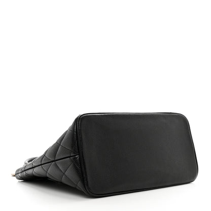 Chanel Caviar Quilted Medallion Tote Black 4 of 10