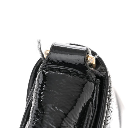 Gucci Patent Medium Soho Flap Crossbody Black 11 of 13