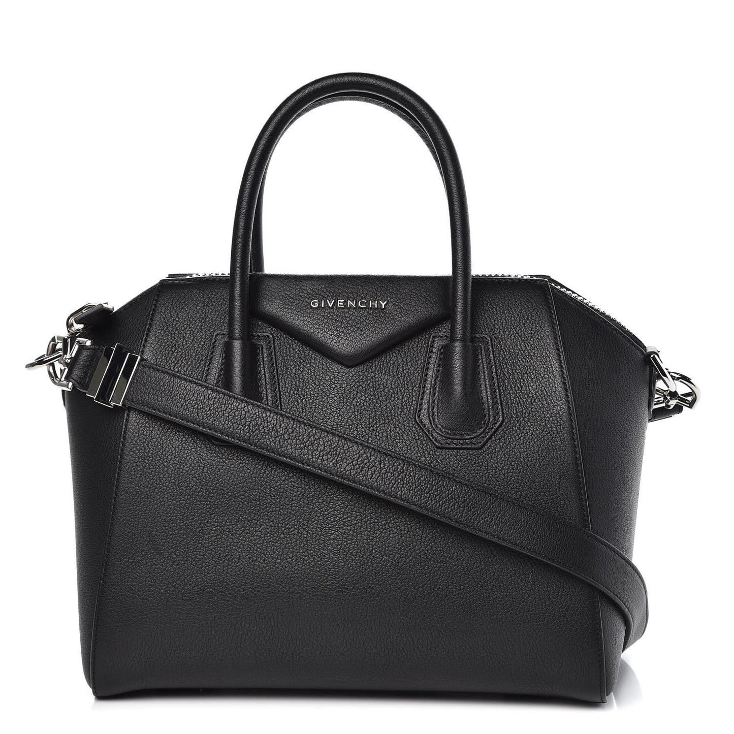 Sugar Goatskin Small Antigona Black