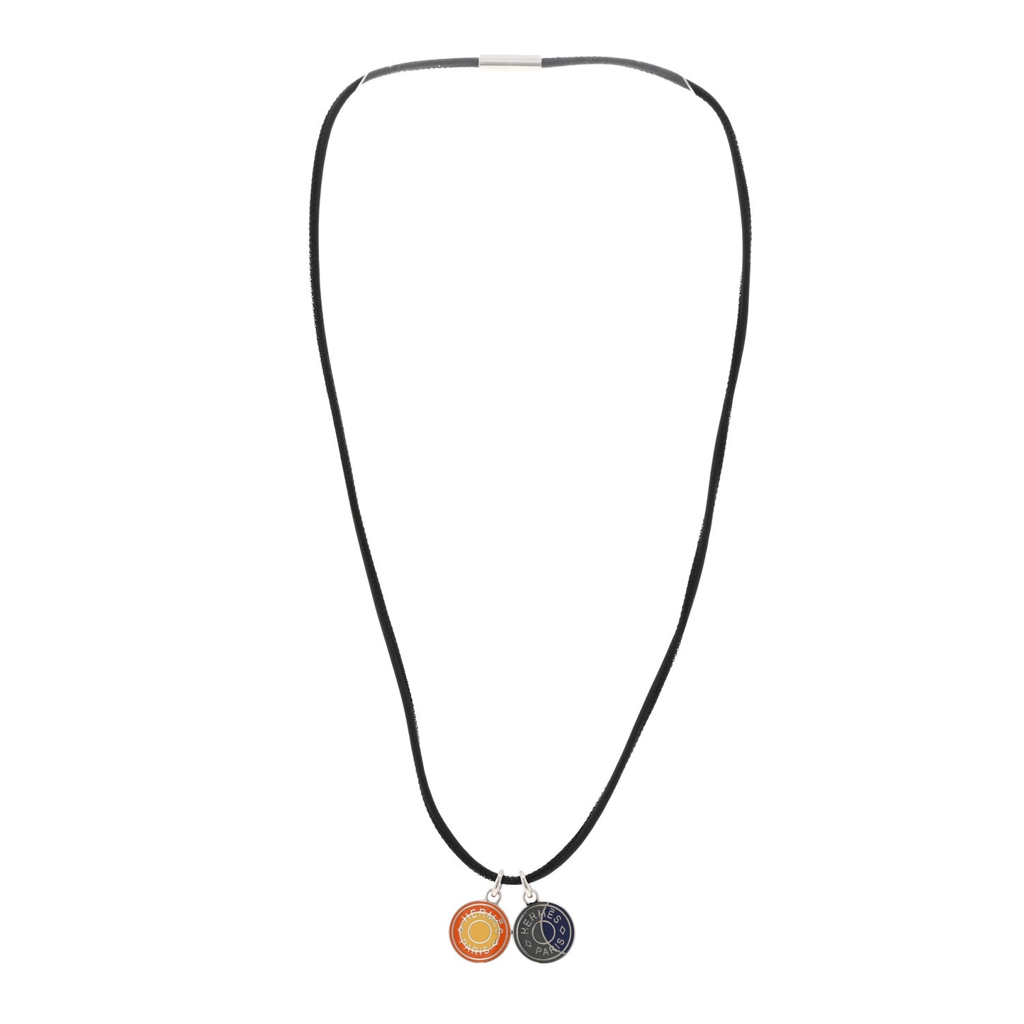 Lacquered Palladium Eclipse Necklace Rocabar H