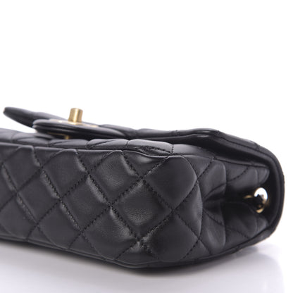 Chanel Lambskin Quilted Mini Rectangular Pearl Crush Flap Black 7 of 10