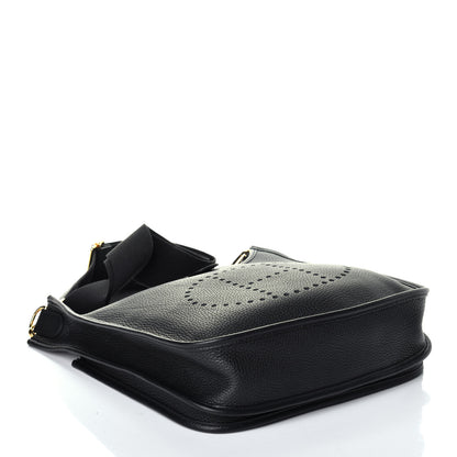 Hermes Taurillon Clemence Evelyne III PM Black 4 of 10