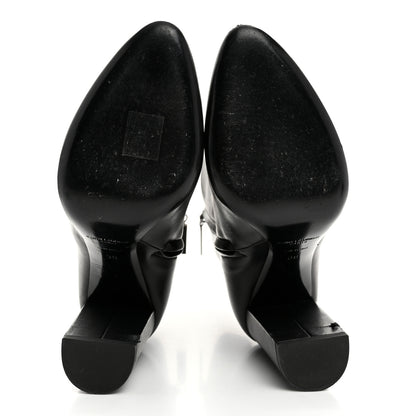 Saint Laurent Nappa Vendome Loulou Ankle Zip Boot 38 Black 5 of 10