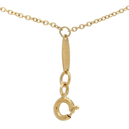 Tiffany 18K Yellow Gold Diamond .12ct Elsa Peretti Diamonds by the Yard Pendant Necklace 4 of 4