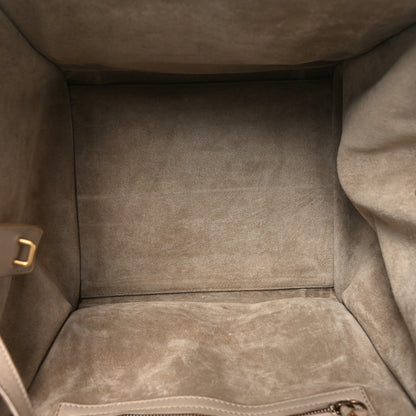 Celine Supple Calfskin Medium Phantom Luggage Beige 5 of 10