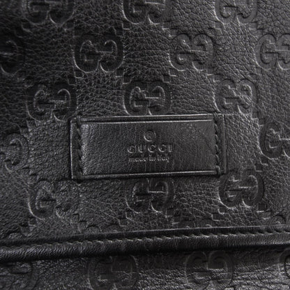 Gucci Guccissima Joy Flap Messenger Bag Black 9 of 9