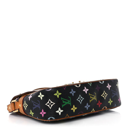 Louis Vuitton Monogram Multicolor Sologne Black 4 of 14
