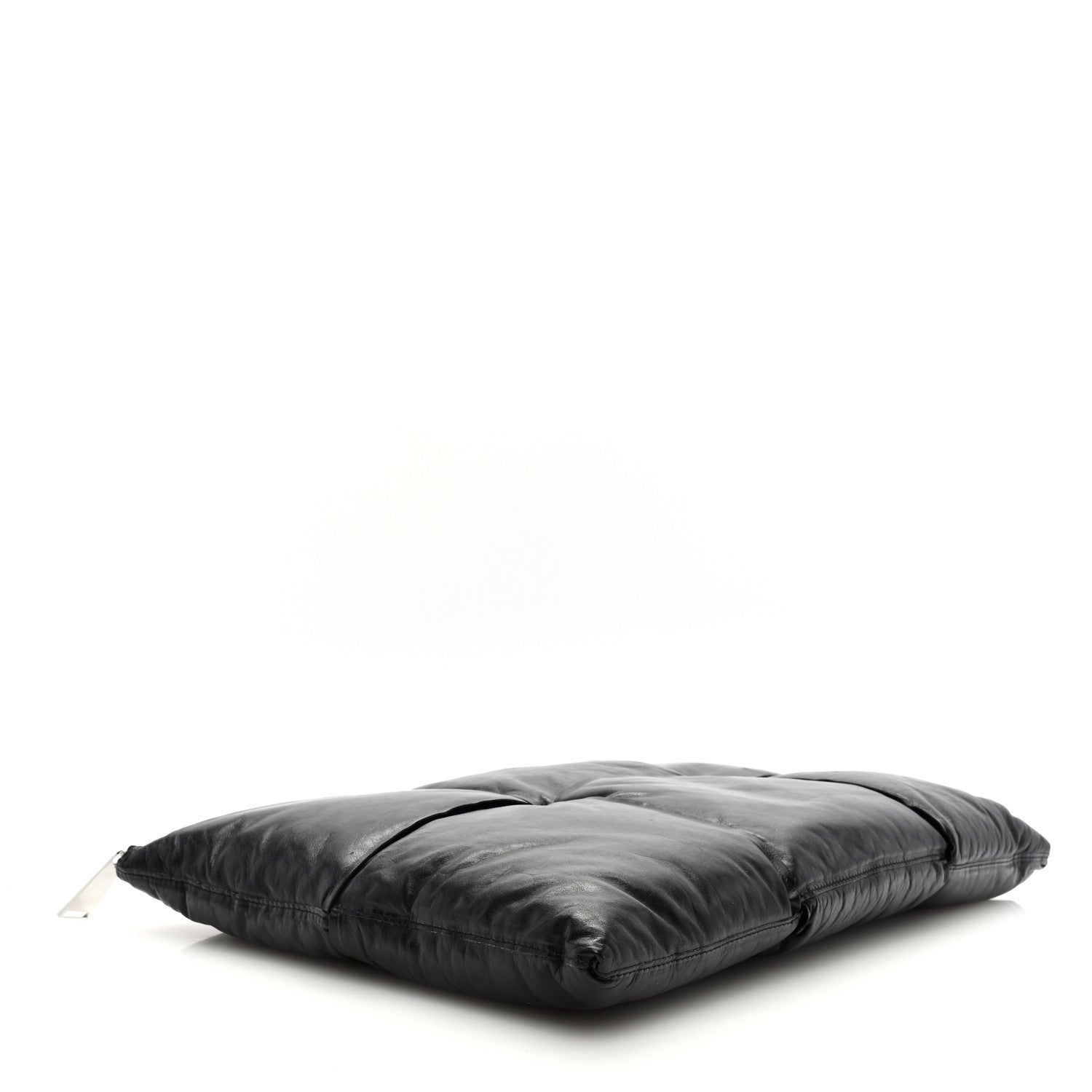 Bottega Veneta Calfskin Maxi Intrecciato Clutch Black 4 of 6