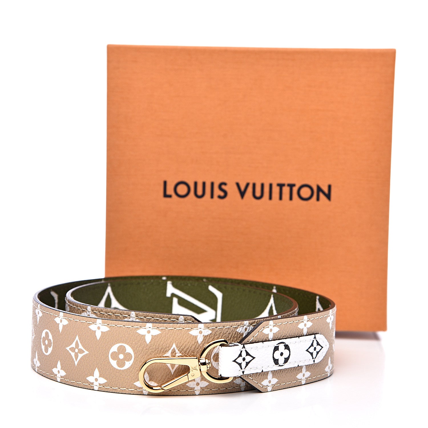 Louis Vuitton Monogram Giant Bandouliere Shoulder Strap Kaki 5 of 5
