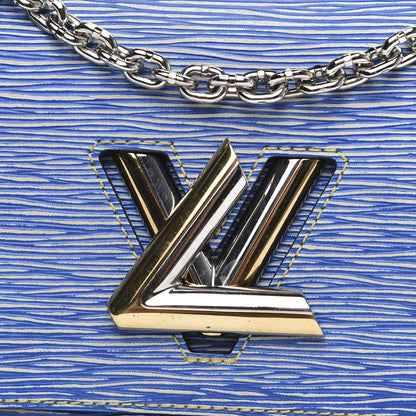 Louis Vuitton Epi Twist Shoulder Bag MM Denim Light 5 of 8
